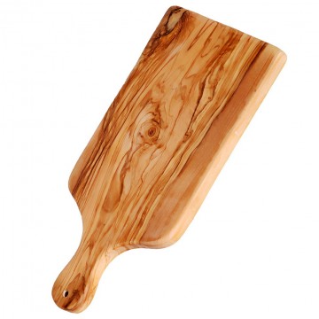 Olive wood cutting board rectangular handle size L K112 2
