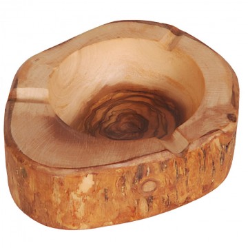 olive wood ashtray irregular KORMO K135ir 2